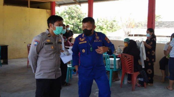 Dirpolairud Polda Sulteng Kunjungi Gerai VaksinasiCovid-19 di Polsek Marawola Sigi