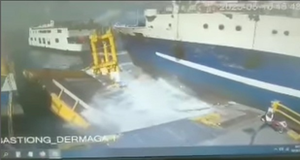 Kapal Fery Hajar Dermaga Hingga Ambruk, Polairud Turunkan Tim Penyelidik