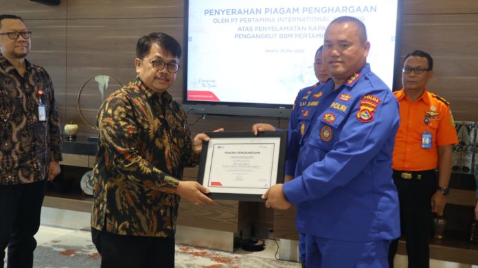 Dit Polairud Polda NTB dapat Penghargaan Pertamina