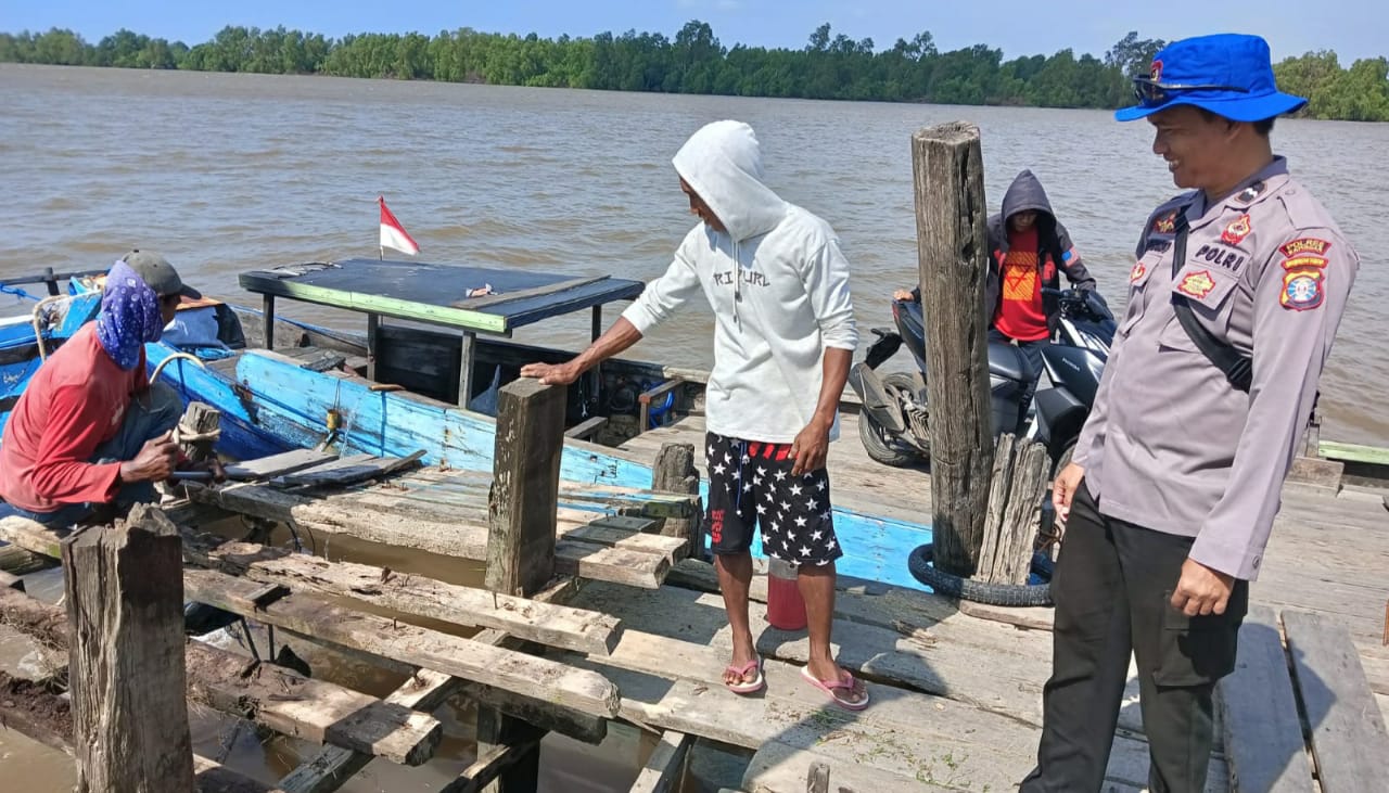 Satpolairud Polres Katingan Rutin Patroli Antispasi Gangguan Kamtibmas