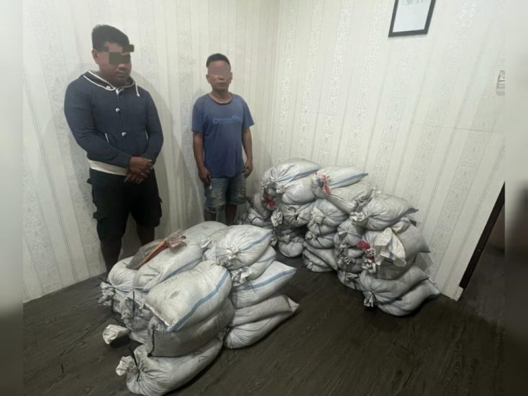 Dit Polairud Polda Babel Tetapkan 2 Tersangka Kepemilikan Pasir Timah Ilegal Di Penagan Bangka