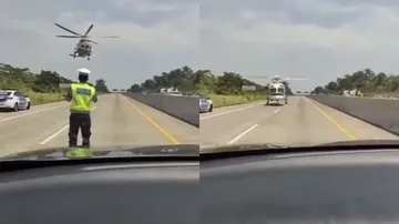 Viral, Aksi Cergas Ambulans Udara Korpolairud Evakuasi Korban Kecelakaan Bus Rosalia