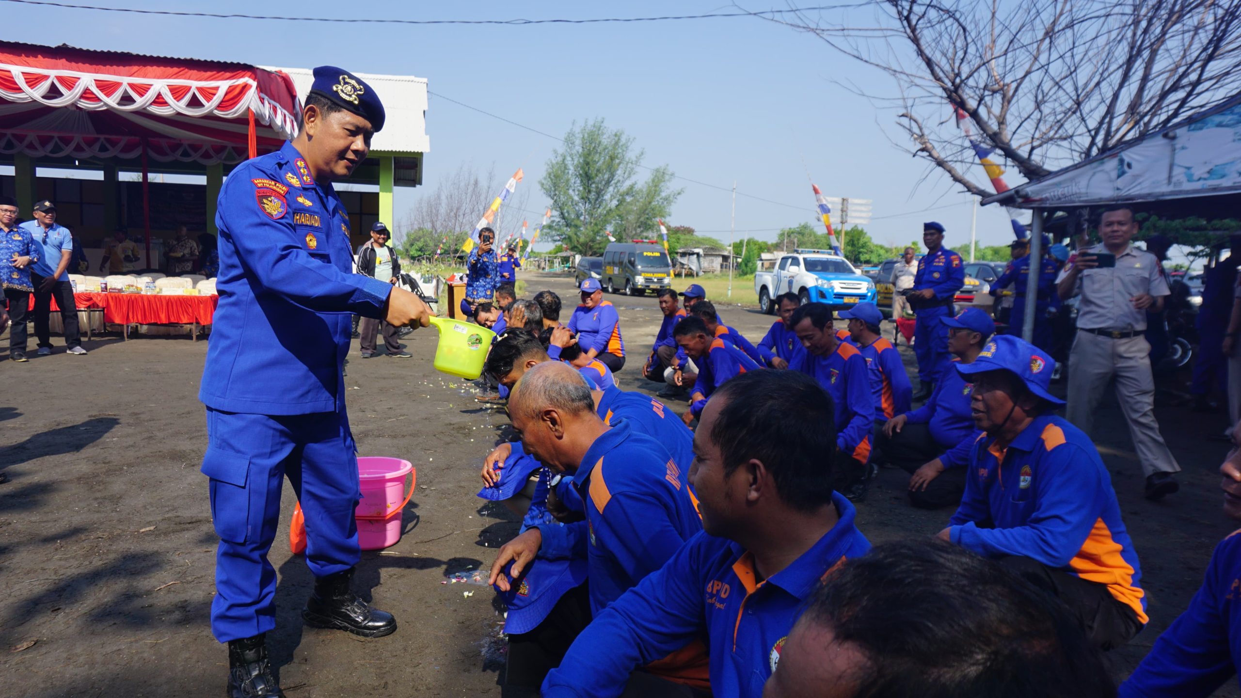 Dirpolairud Polda Jateng Lakukan Pengukuhan Tim SAR dan Relawan Sar Arnavat di 3 Satpolairud Polres