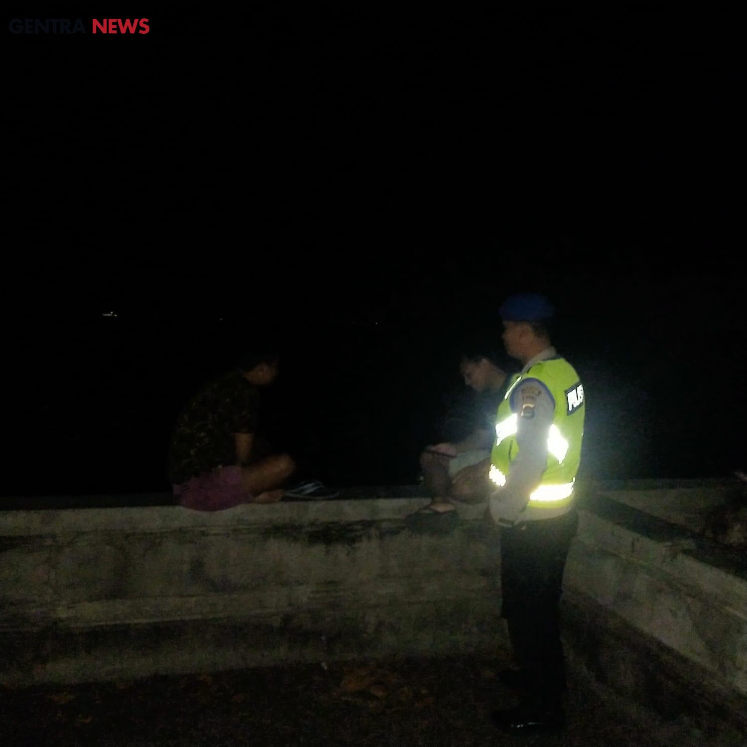 Sat Polairud Polres Karangasem Intensifkan Blue Light Patrol Cegah Ganguan Kamtibmas