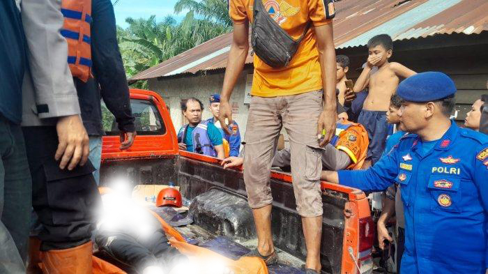 Sat Polairud Polres Tanjung Balai Akhirnya Temukan Korban Hanyut Pada Hari ke-2 Pencarian