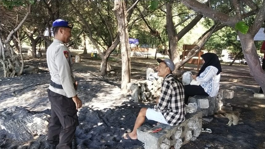 Sat Polairud Polresta Banyuwangi Lakukan Giat Patroli Dialogis di Area Wisata Grand Watu Dodol