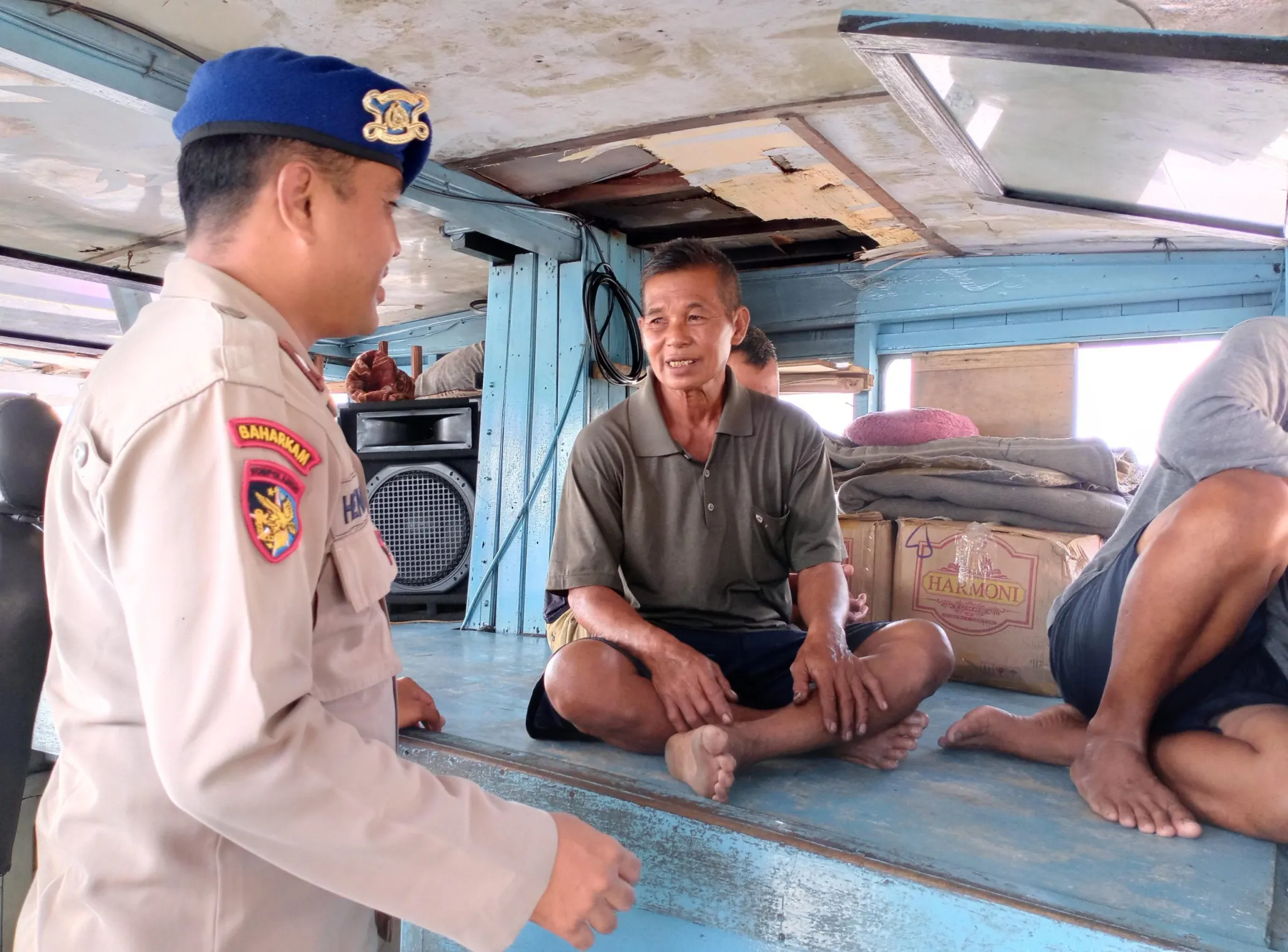 Satpolairud Polres Seruyan Gelar Dialogis untuk Tingkatkan Kamtibmas