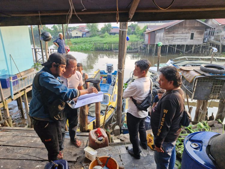 Sat Polairud Polresta Banjarmasin Ungkap Kasus Dugaan Penyalahgunaan BBM Subsidi