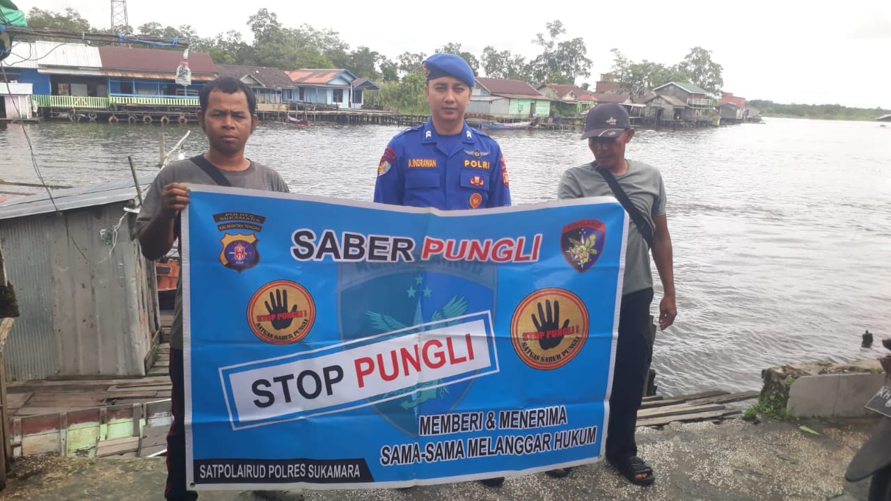 Sat Polairud Polres Sukamara Gencarkan Imbauan: Cegah Praktik Pungli di Wilayah Perairan