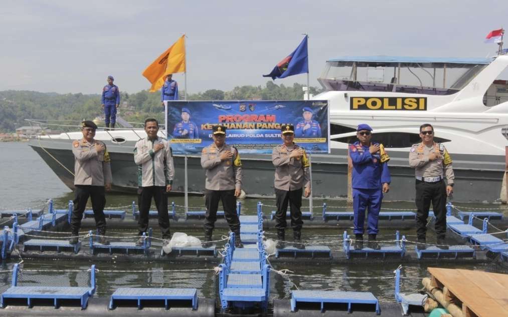Dukung Asta Cita, Kapolda Sultra Resmikan Karamba Dit Polairud