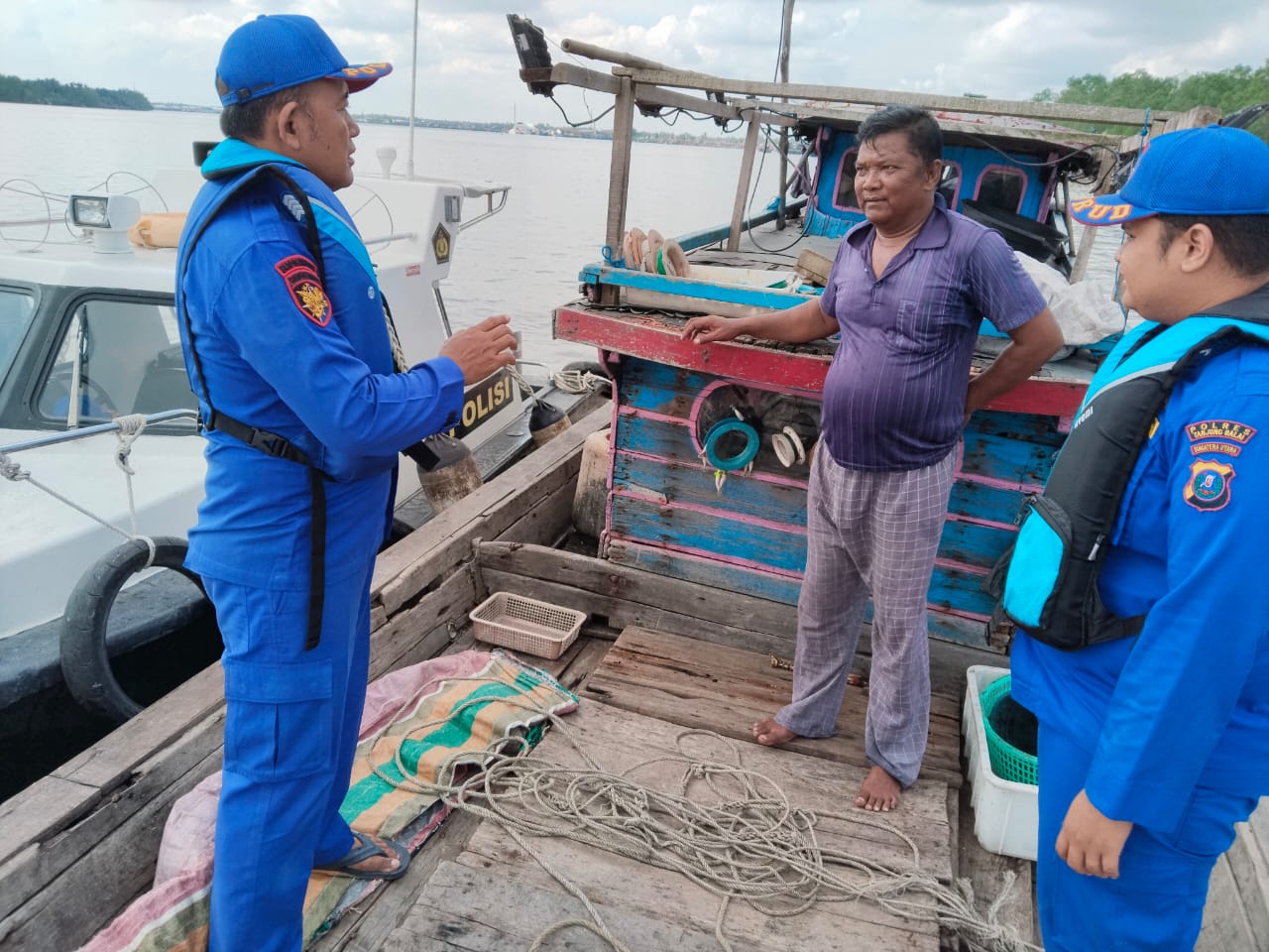 Sat Polairud Polres Tanjungbalai Gelar Patroli