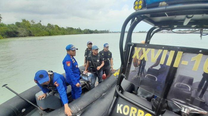Polairud Polresta Pangkalpinang Ikut Cari Tina Korban Diterkam Buaya di Dermaga Paulus, Bangka