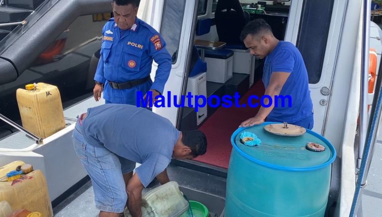 Cuaca Ekstrem, Polairud Polres Kepulauan Sula Siapkan Armada Antisipasi Laka Laut