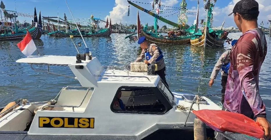Sat Polairud Polres Jembrana Gencarkan Patroli Laut Antisipasi Cuaca Ekstrem Laut Selatan Bali
