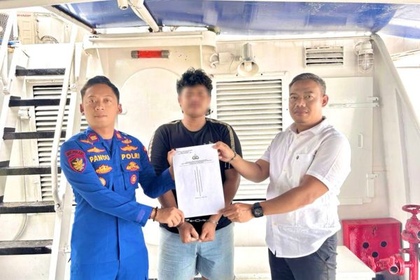 KP. Perkakak-3017 Tangkap Pengedar Narkoba di Pesisir Sungai Ogan